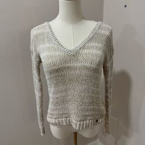 Abercrombie Kids Girls Medium Beige V‎ neck Sweater